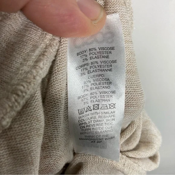 ASOS oatmeal joggers size 4 - Picture 7 of 7